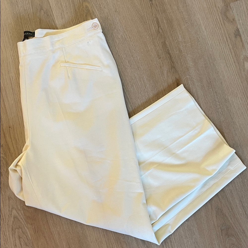 Fabrizio Gianni Cream Trousers